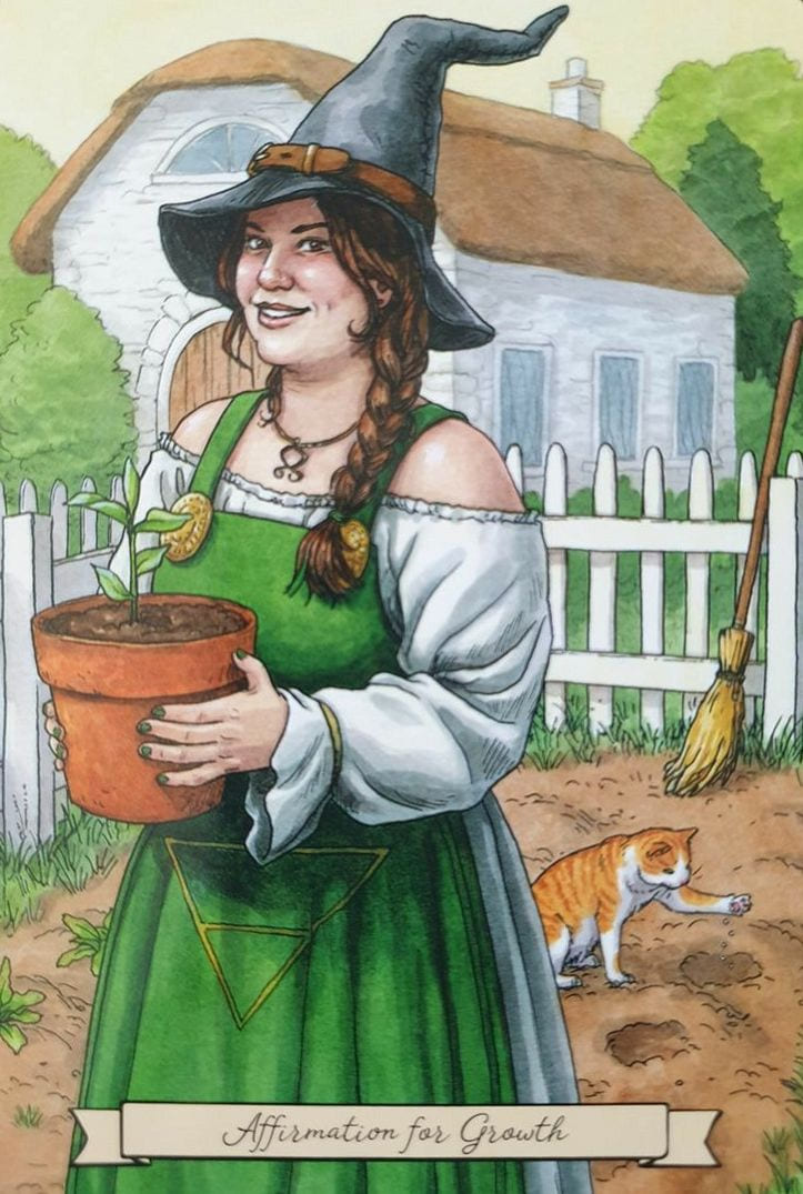 Аффирмация для роста — Повседневный Оракул Ведьмы
