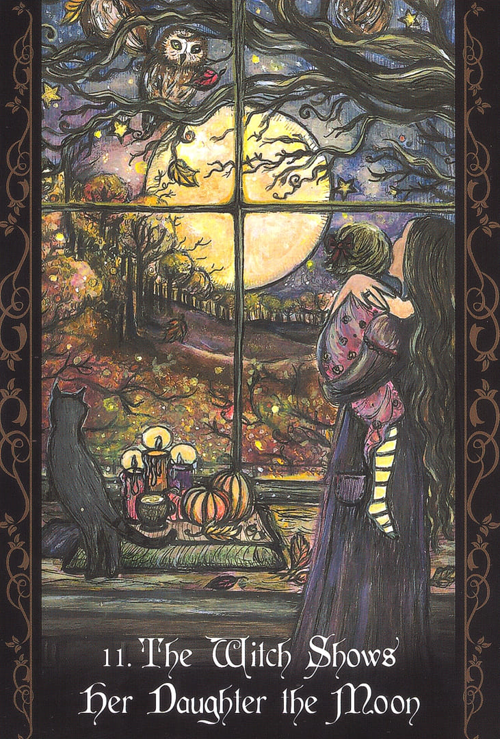 Ведьма Показывает Дочери Луну — Оракул Одинокой Ведьмы