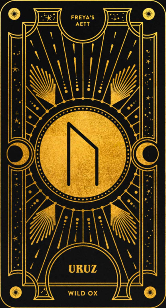 URUZ — Cosmic Whisper Rune Deck