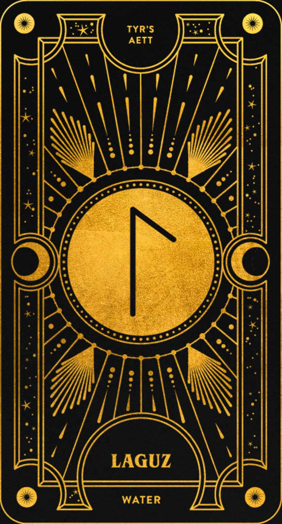 ЛАГУЗ — Cosmic Whisper Rune Deck