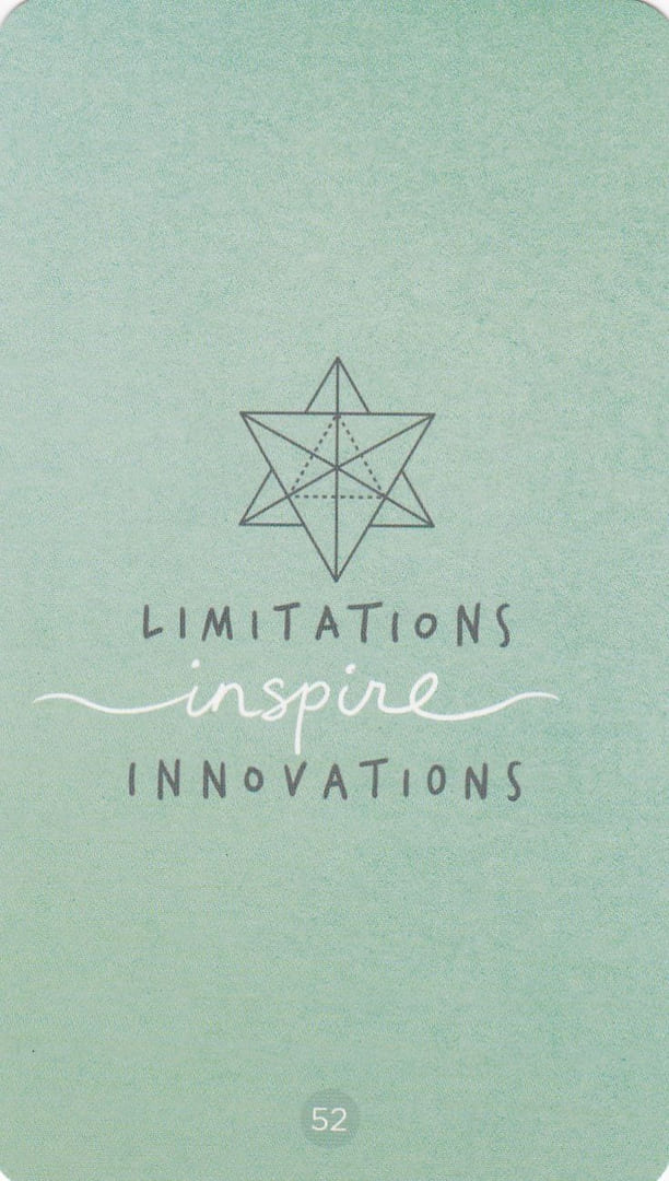 Ограничения вдохновляют инновации