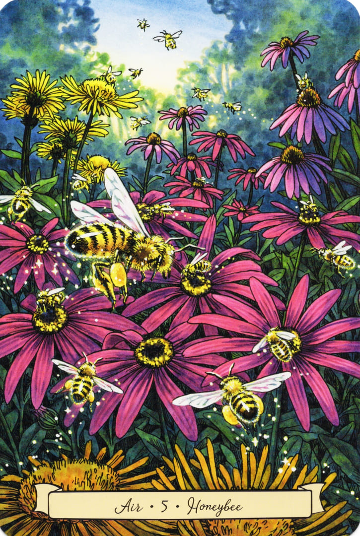 5 Пчела (Воздух) — Everyday Witch's Familiars Oracle