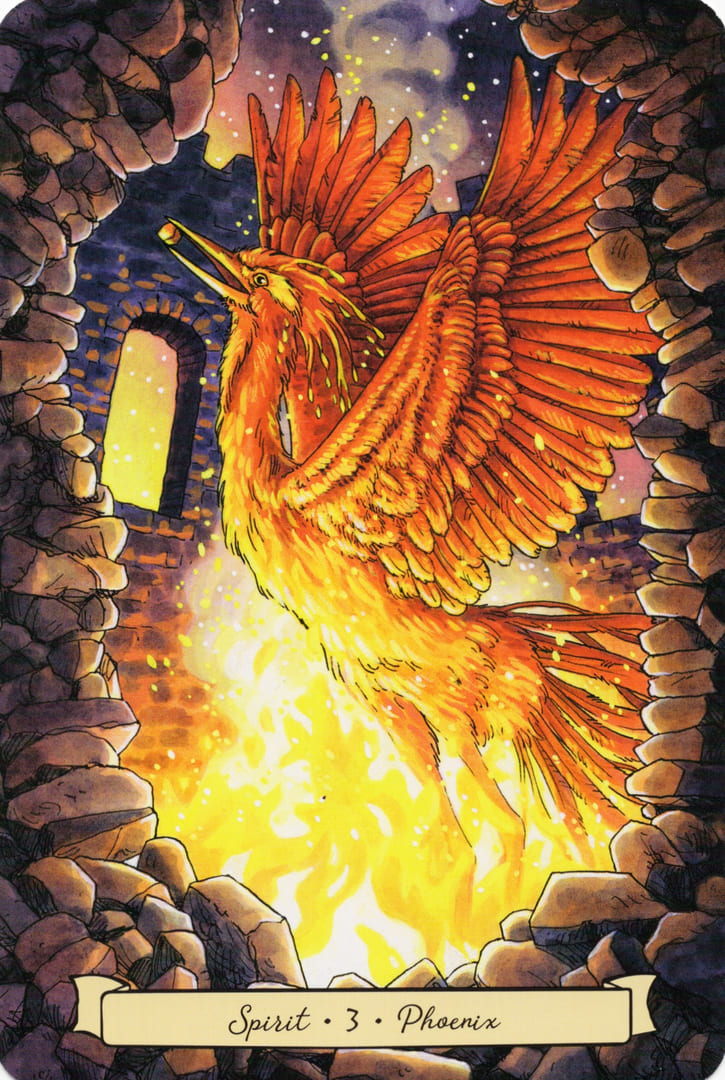 3 Феникс (Дух) — Everyday Witch's Familiars Oracle