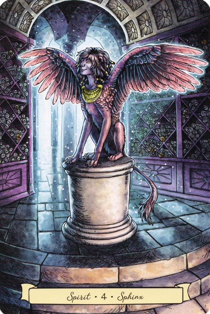 4 Сфинкс (Дух) — Everyday Witch's Familiars Oracle