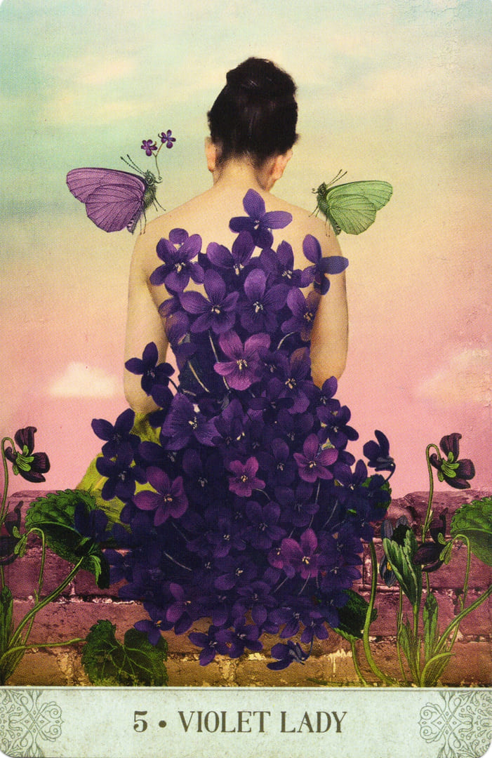 5. Фиолетовая Леди — Botanical Dreams Oracle