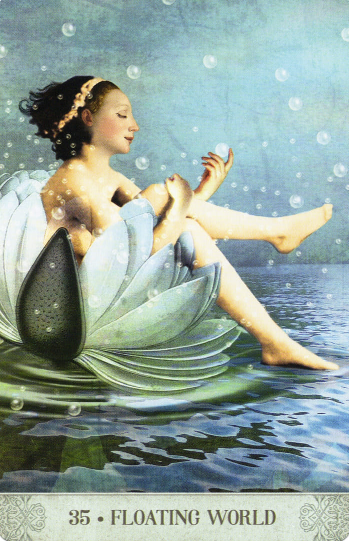 35. Плывущий Мир — Botanical Dreams Oracle