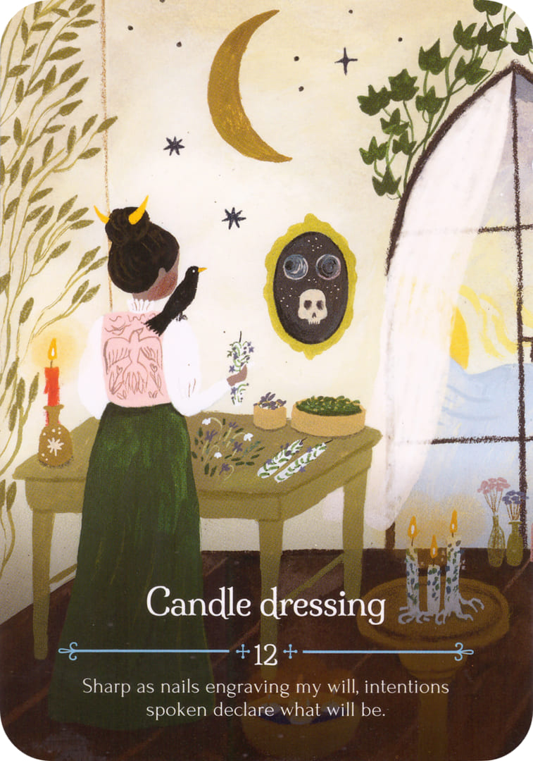 Украшение свечи — Оракул Имболк