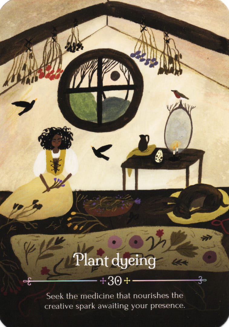 30. Окрашивание растениями — Оракул Остара