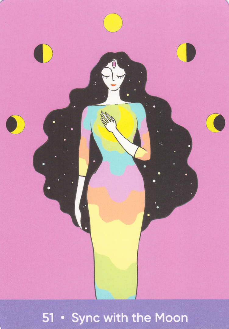 Синхронизируйтесь с Луной — Оракул Заботы о себе