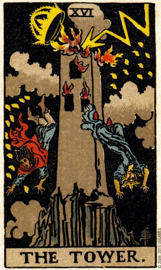 Значение карты Башня в таро: разрушение, пробуждение и восстановление