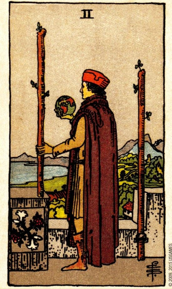 Двойка жезлов