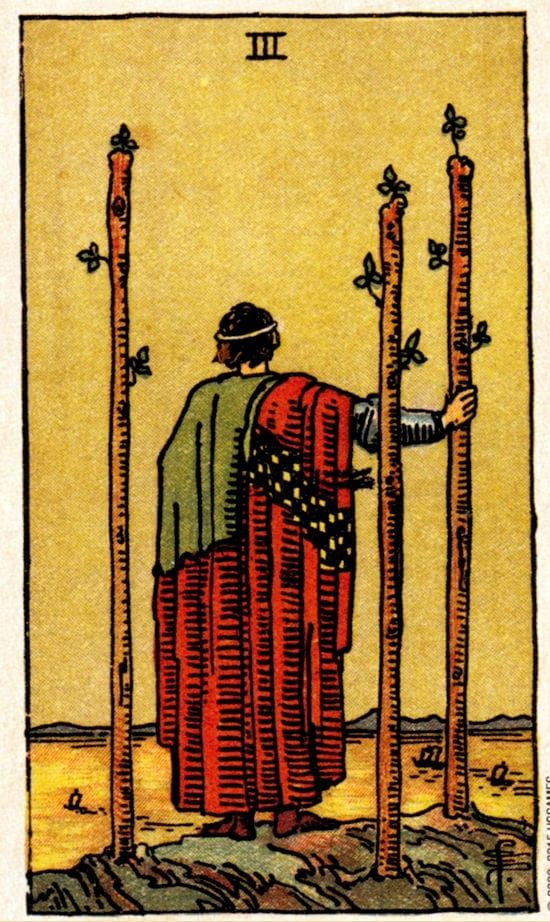 Тройка жезлов