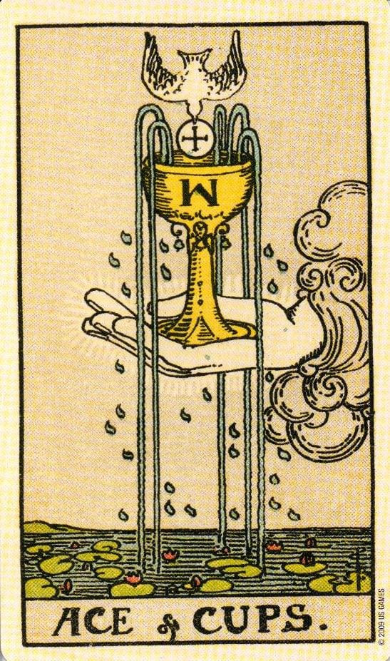 Туз Кубков: новая любовь, эмоциональное пробуждение и открытое сердце