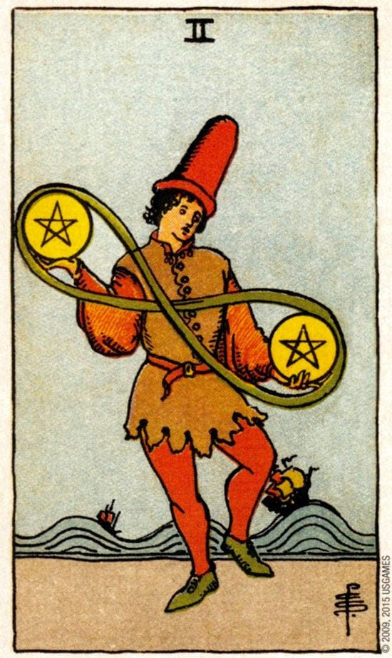 Двойка пентаклей