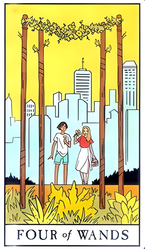 Четверка жезлов