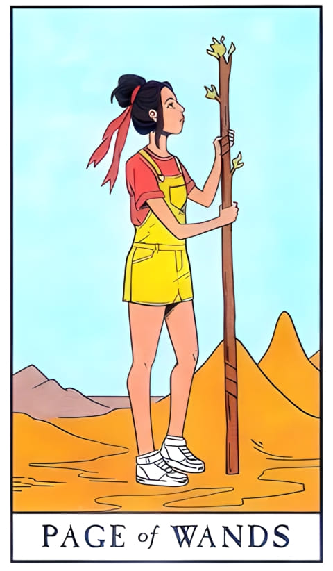Паж жезлов — Таро Современной ведьмы