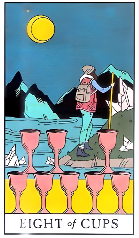 Восьмёрка чаш — Таро Современной ведьмы