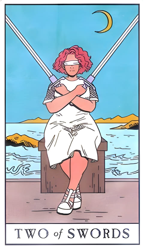 Двойка мечей — Таро Современной ведьмы