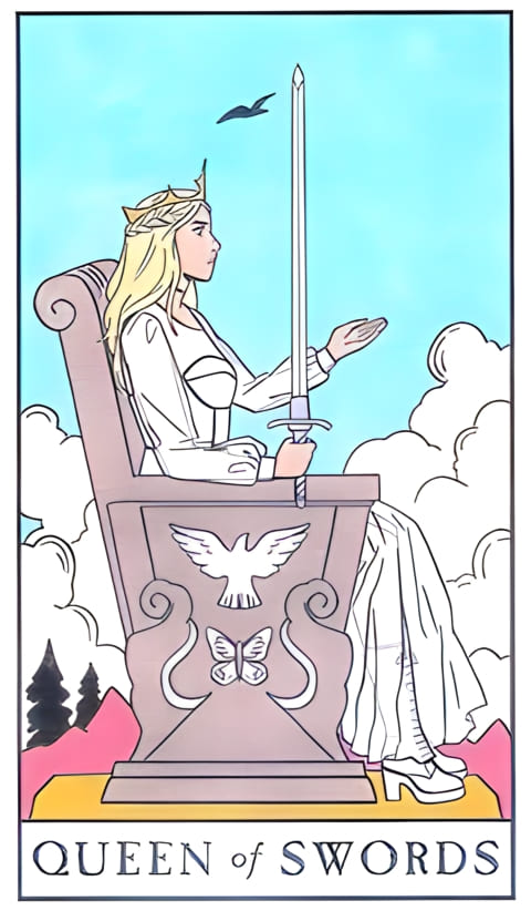 Королева мечей — Таро Современной ведьмы