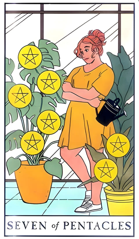 Семёрка пентаклей