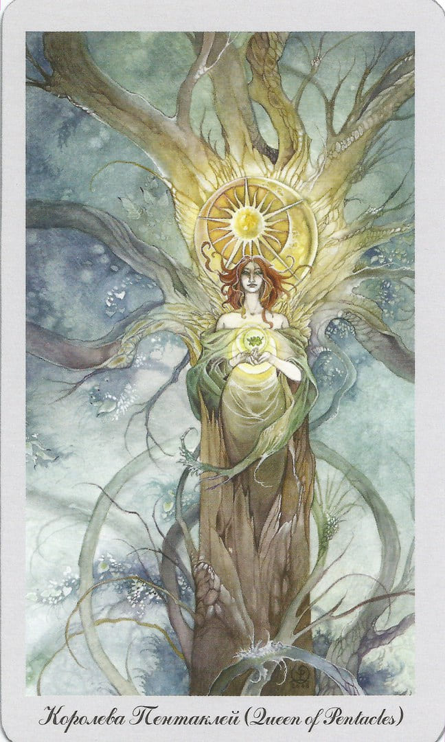 Королева пентаклей — Таро Долины Миражей