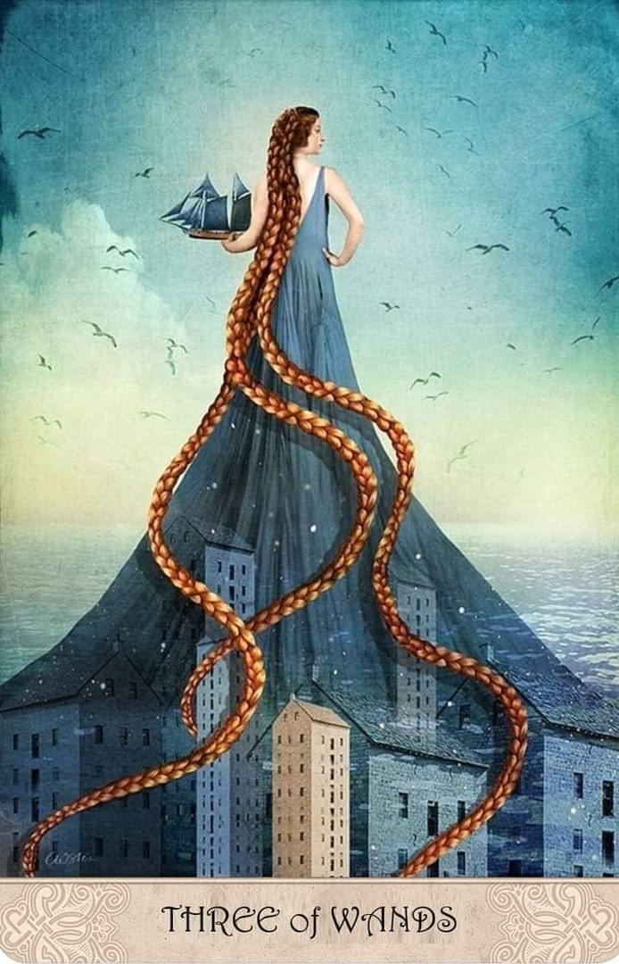 Тройка жезлов — Таро Мистических Моментов