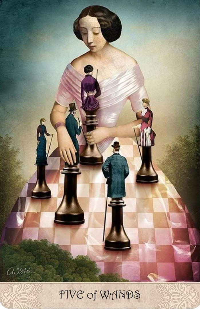 Пятёрка жезлов