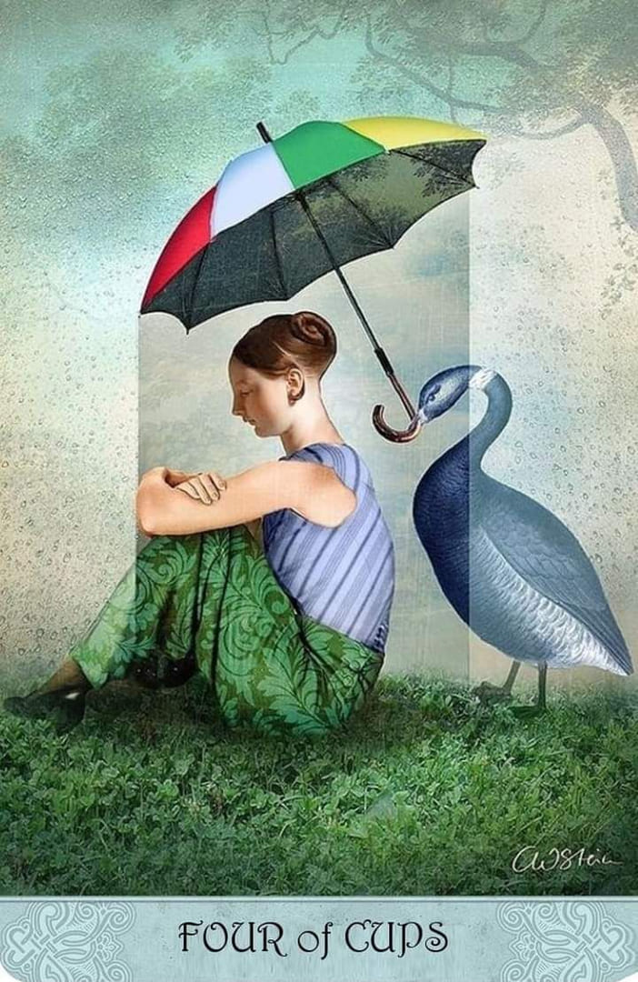 Четверка чаш — Таро Мистических Моментов