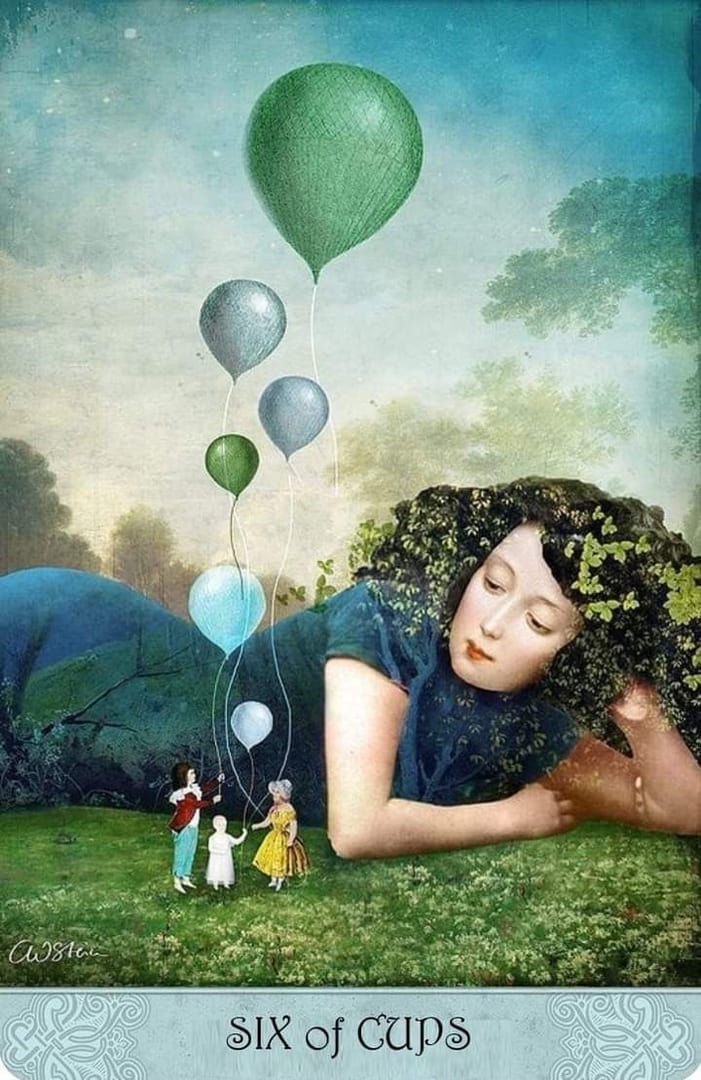 Шестёрка чаш — Таро Мистических Моментов