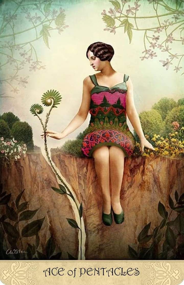 Туз пентаклей — Таро Мистических Моментов