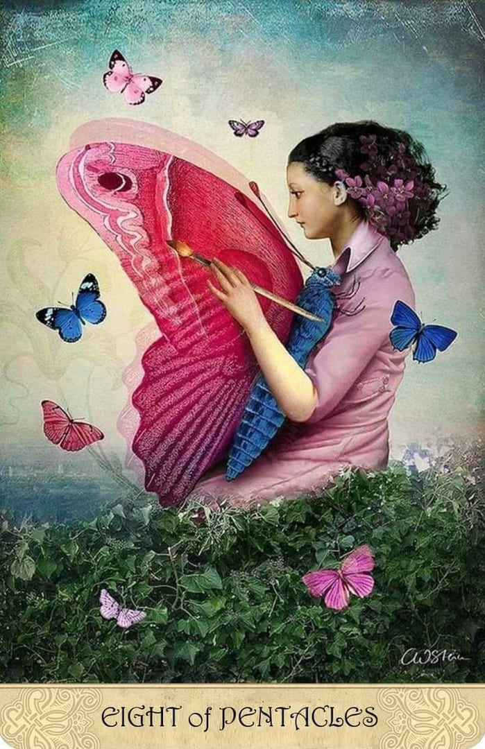 Восьмёрка пентаклей — Таро Мистических Моментов