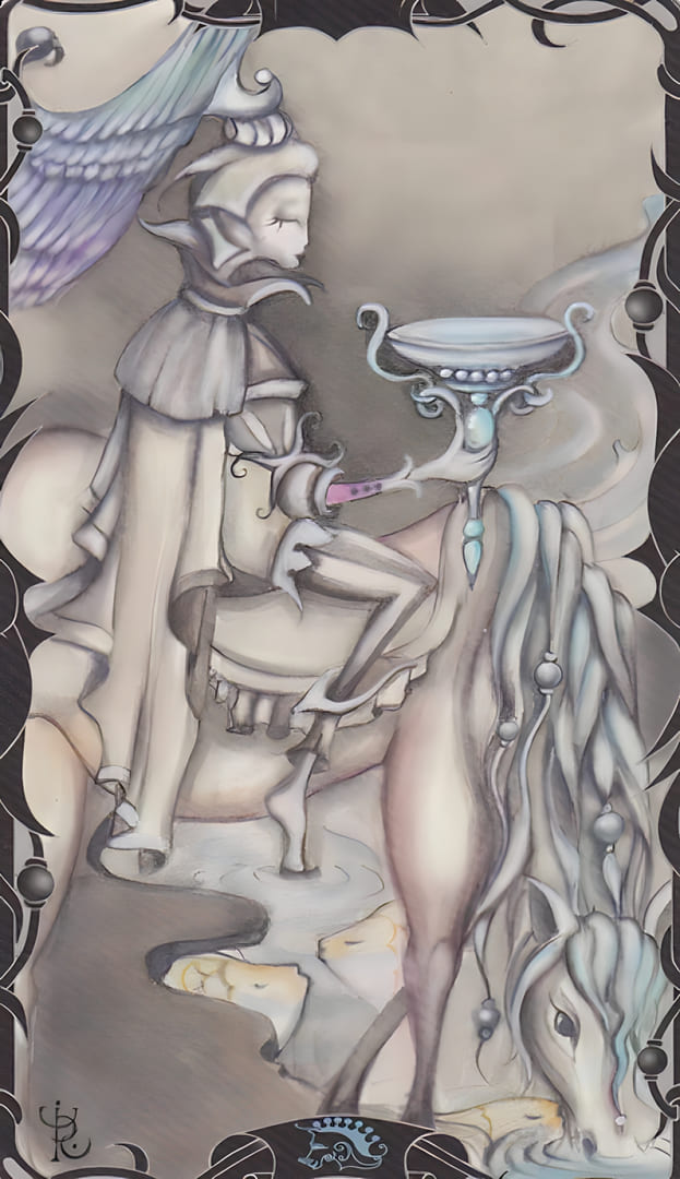 Рыцарь чаш — Таро Заколдованного Сада