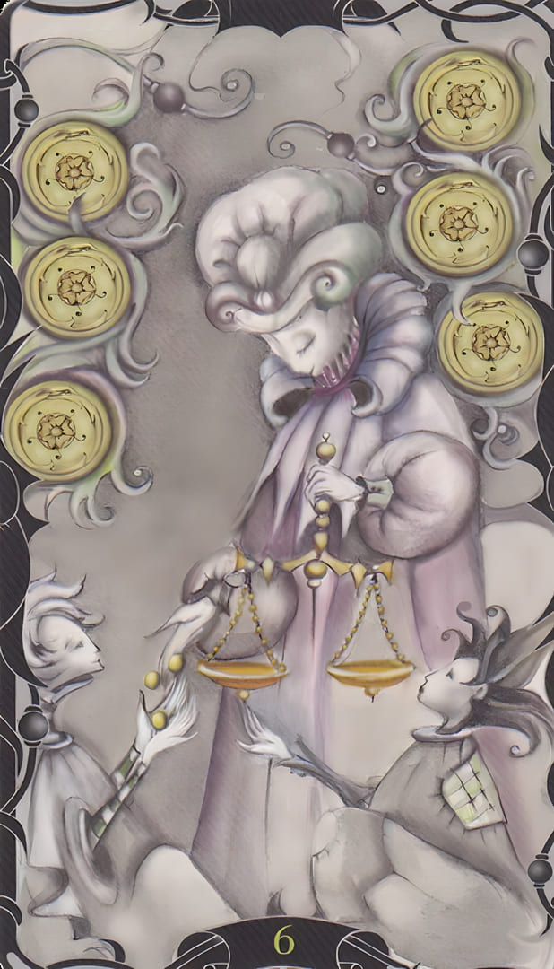 Шестёрка пентаклей