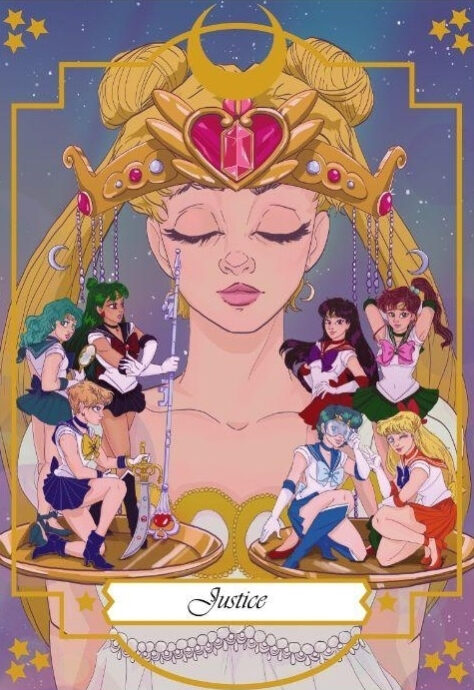 Справедливость — Moonlight Senshi Tarot