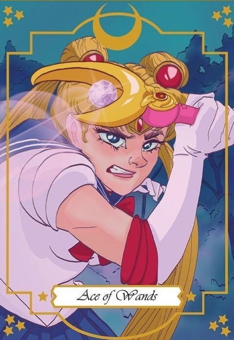 Туз жезлов — Moonlight Senshi Tarot