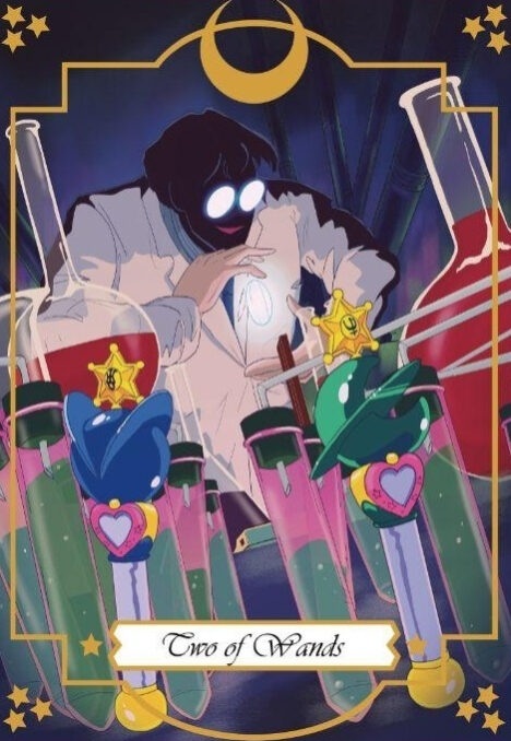 Двойка жезлов — Moonlight Senshi Tarot