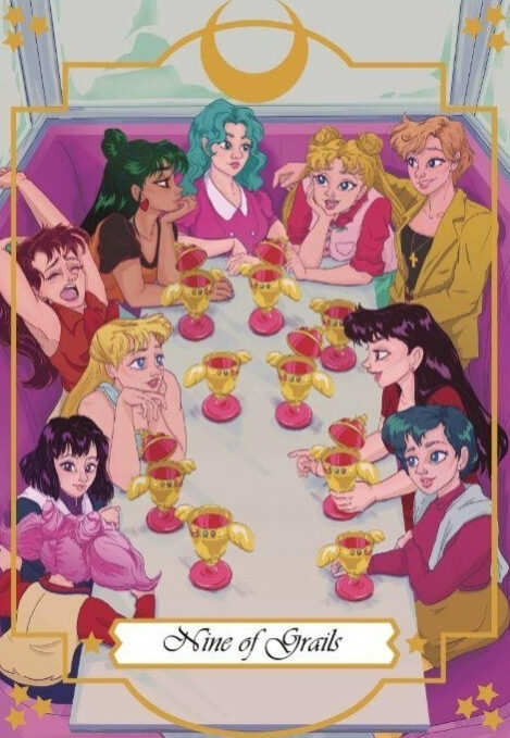 Девятка чаш — Moonlight Senshi Tarot