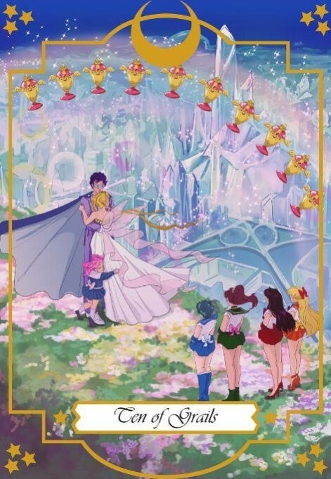 Десятка чаш — Moonlight Senshi Tarot