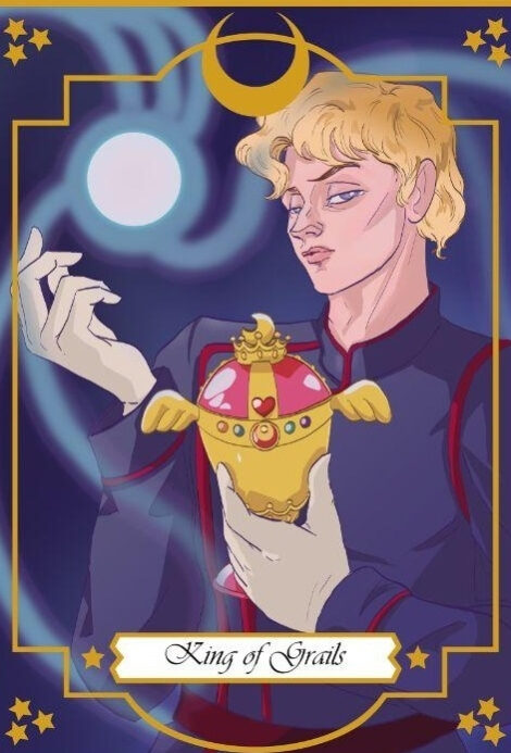 Король чаш — Moonlight Senshi Tarot
