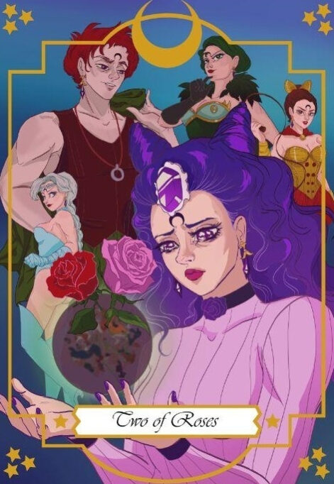Двойка мечей — Moonlight Senshi Tarot