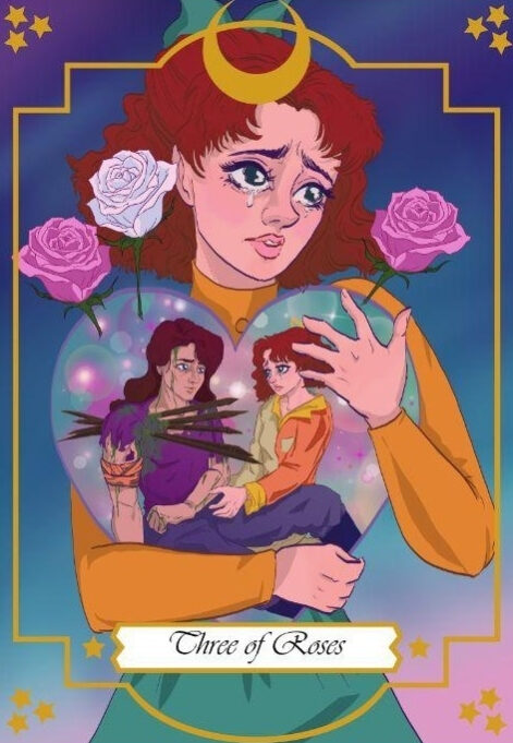 Тройка мечей — Moonlight Senshi Tarot