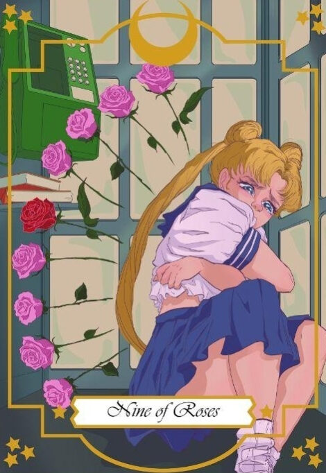 Девятка мечей — Moonlight Senshi Tarot