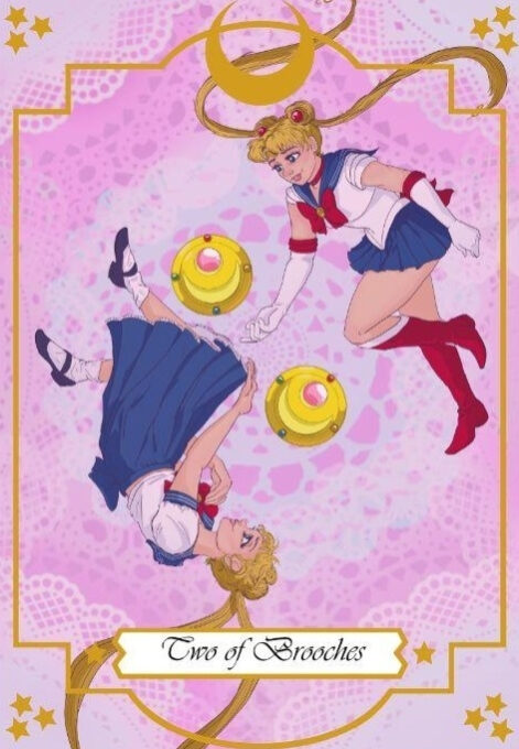 Двойка пентаклей — Moonlight Senshi Tarot