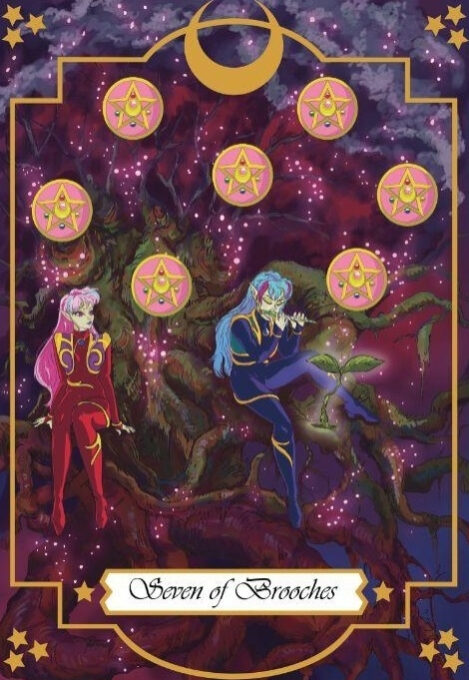 Семёрка пентаклей — Moonlight Senshi Tarot