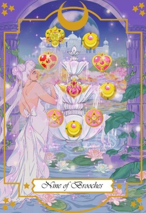 Девятка пентаклей — Moonlight Senshi Tarot