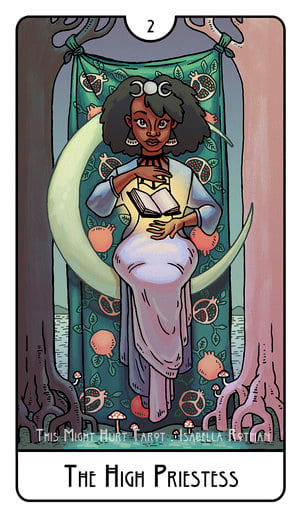 Верховная жрица — This Might Hurt Tarot