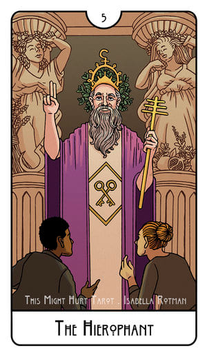 Иерофант — This Might Hurt Tarot