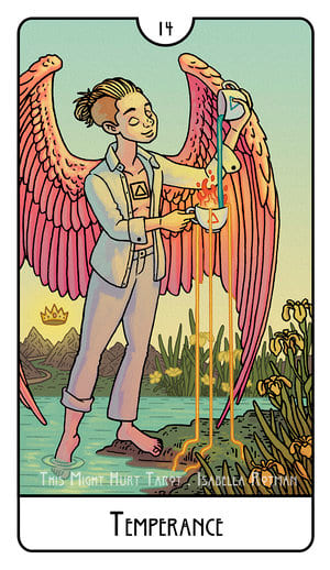 Умеренность — This Might Hurt Tarot