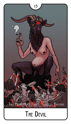 Дьявол — This Might Hurt Tarot