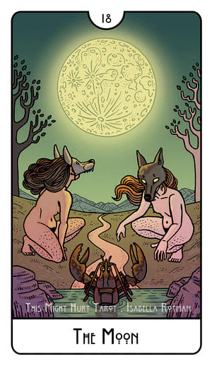 Луна — This Might Hurt Tarot